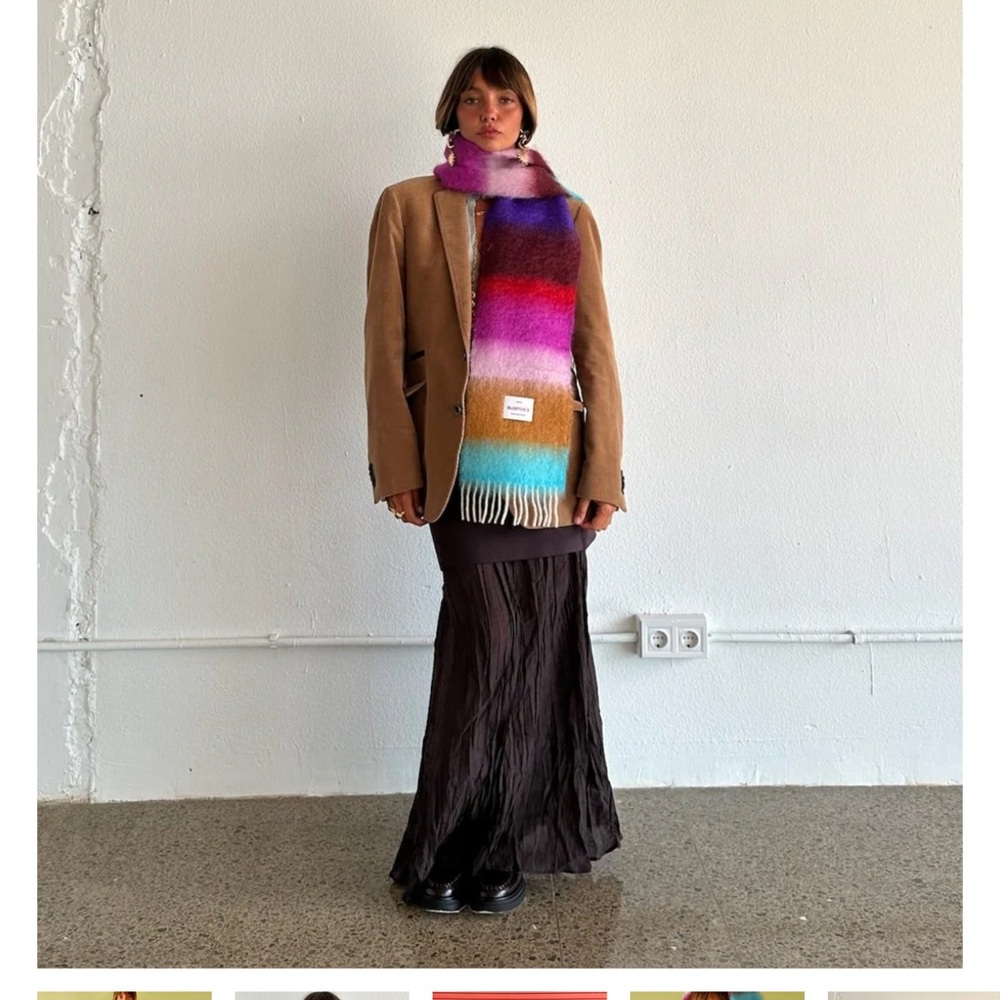 Susmie's Limited Edition Mohair Scarf Multicolored